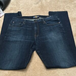 Lucky Brand Jeans 221 Original Straight Size 36x34 Dark Wash